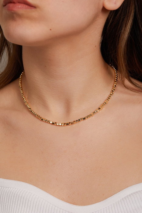 Heliophilia Silver Collar de Metal Dorado con Recubrimiento de Laca ELKGC68373 Heliophilia Silver Collar de Metal Dorado con Recubrimiento de Laca ELKGC68373